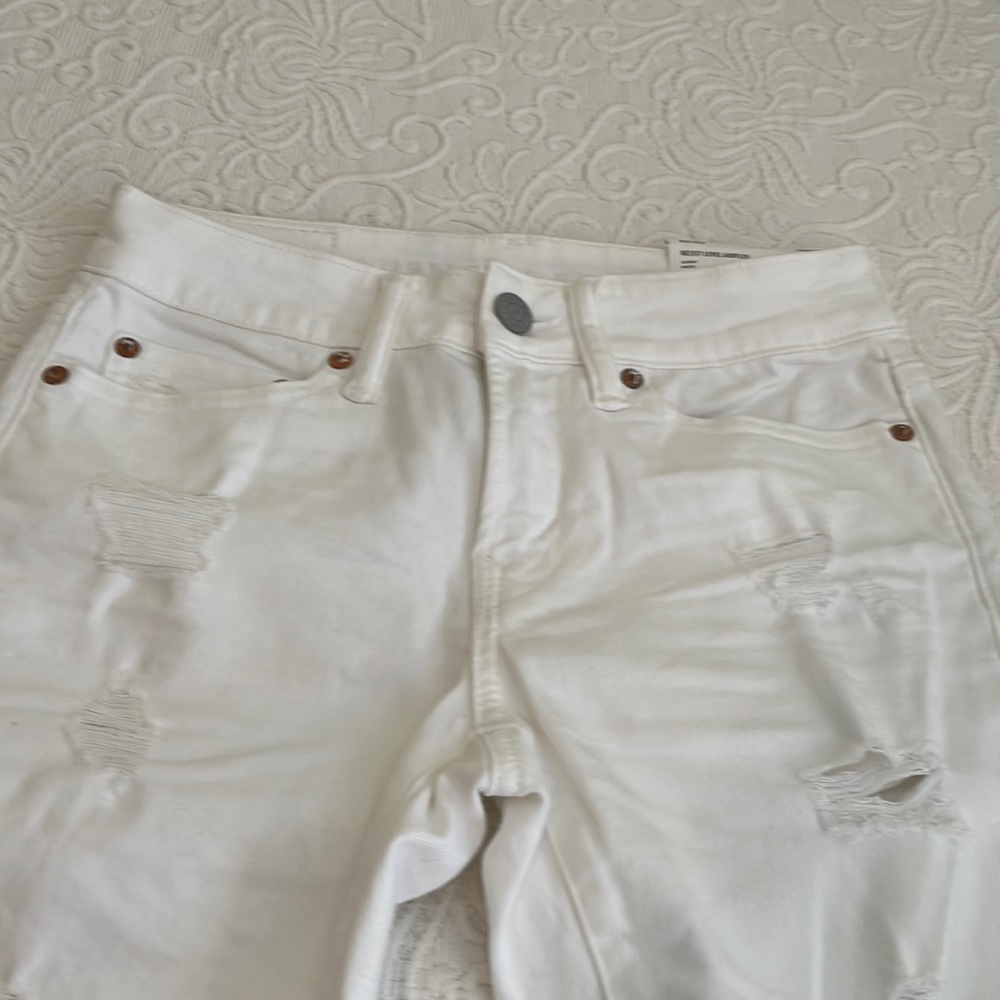 NWT American eagle next level air flex size 26/28 skinny white jeans